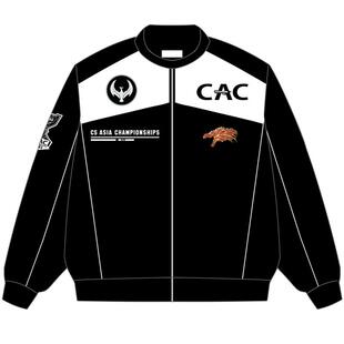 CS CAC亚洲邀请赛2023选手服夹克美式机车服完美世界电竞旗舰店