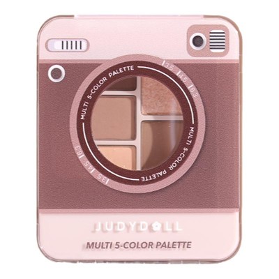 JudydoLL橘朵拍立得五色眼影自然