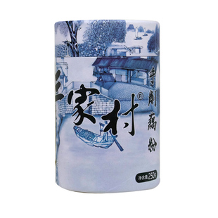 三家村250gX2手削纯藕粉杭州特产西湖藕粉代餐手工削莲藕粉罐装