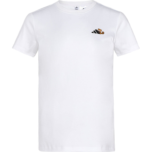 Adidas/阿迪达斯官方GFXT-SHIRT1新款女白色短袖T恤KX6814