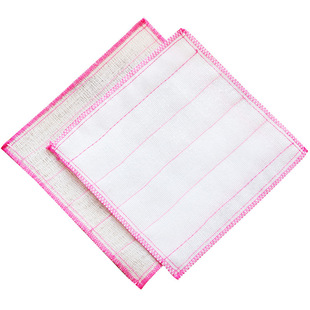 洗碗布不沾油易清洗纯棉抹布吸水抹布洗碗巾去污清洁布加厚百洁布