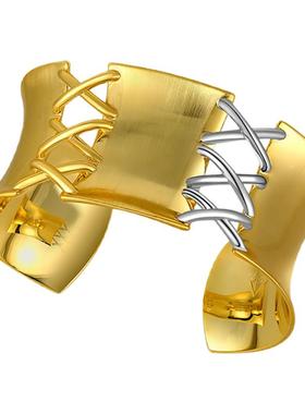 RetroChic绑带金手镯