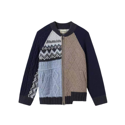 COTEMP 设计师品牌25HOLIDAY 费尔岛棒球毛衣开衫 SOLSOL买手店