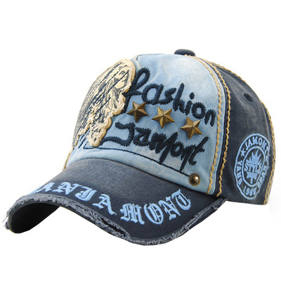 阳冠帽子时尚男女可带牛仔棒球帽