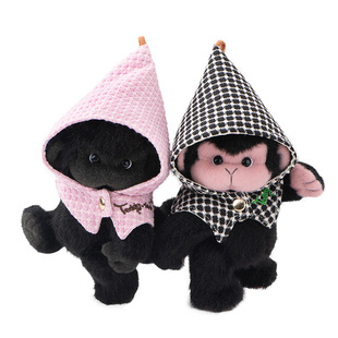 TeddyTales莉娜熊小猴子挂件毛绒钥匙扣生肖背包包挂生日礼物