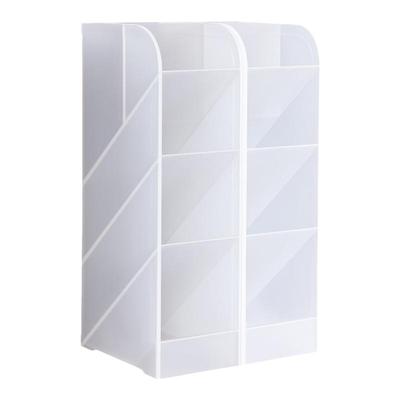 得力透明大容量斜放多功能桌面