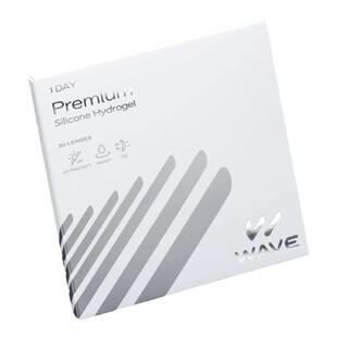WAVE日抛Premium30片进口硅水凝胶小直径高度近视透明隐形眼镜片