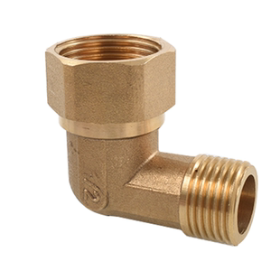 全铜6分转4分内外丝弯头双外牙异径变径转接头带活接水管配件接口