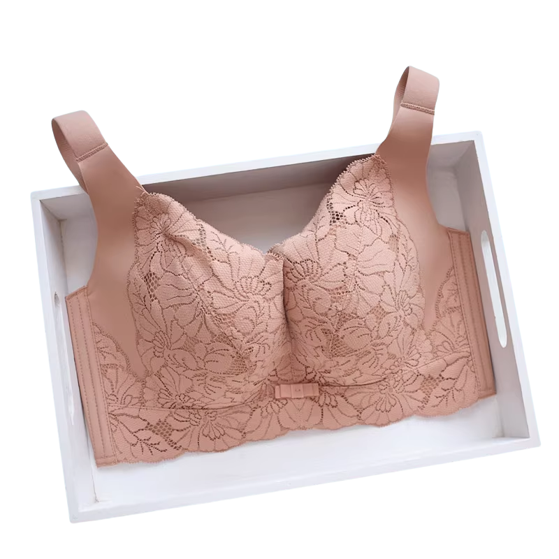 大码无钢圈聚拢文胸调整型收副乳