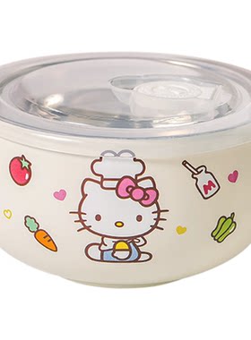 HELLOKITTY不锈钢婴儿辅食饭碗