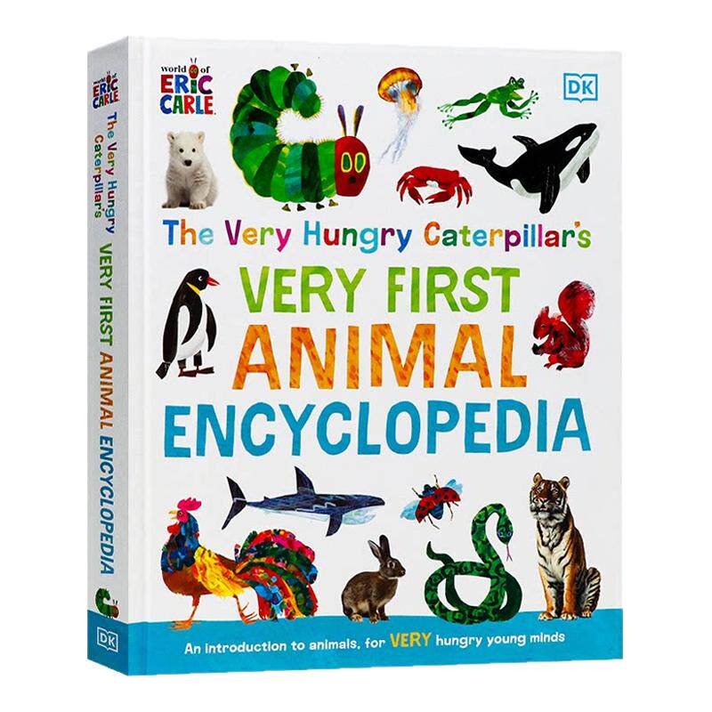 DK精品 好饿的毛毛虫的第一本动物百科 英文原版 The Very Hungry Caterpillar s Very First Animal Encyclopedia 科普启蒙绘本