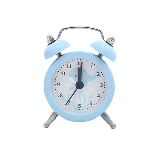 包邮卡通可爱女学生用床头简约数字闹钟金属迷你小型闹表创意