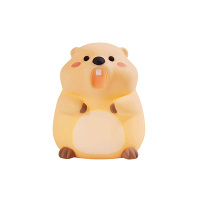 Groundhog Lamp | 土拨鼠硅胶小夜灯 拍打感应 延时关灯 入睡搭子
