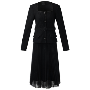 直降3折|歌莉娅小香风减龄一整套穿搭秋装女今年流行两件套装裙