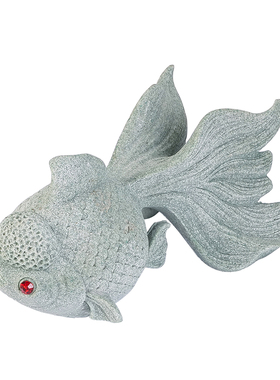 晨翔创意小金鱼茶宠摆件青砂石