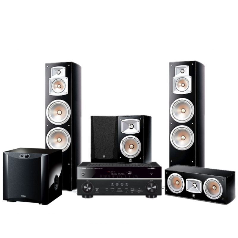Yamaha/雅马哈 NS-777+SW300+8K功放蓝牙WiFi进口家庭影院5.1套装