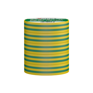 公牛电工胶布绝缘胶带pvc地线电气阻燃耐高温黄绿双色18米电胶布