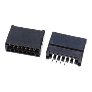 柒胜丨2.54MM NDK/TAT野口总线插槽6-98P 总线座 PCB金手指直插座