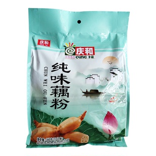 庆和纯味藕粉红枣莲子藕粉早餐免煮即食冲饮代餐藕粉360g多味选择