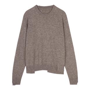 JNBY/江南布衣秋冬含牦牛绒针织衫圆领毛衣简约套头柔软5OA313780