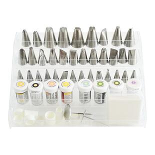 多层裱花嘴收纳架 阶梯式花嘴收纳盒3-7层亚克力大容量裱花工具