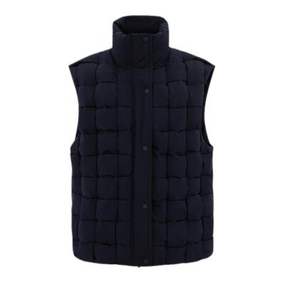 设计师wmwm高领无袖鹅绒马甲