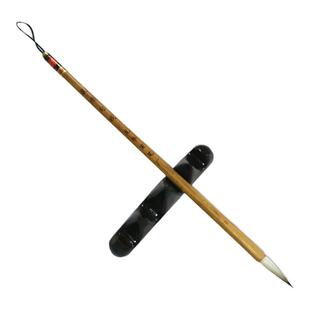 龙华宣笔厂 鼠须勾线工笔画小楷毛笔白描花鸟人物勾边画笔批发