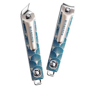 强人指甲刀指甲剪大号斜口指甲钳套装剪脚指甲剪刀单个装家用便携