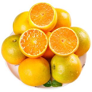 三峡脐橙新鲜时令水果包邮纯甜橙赣爱南媛秭归10冰糖果冻斤橙子