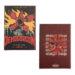 正版Stranger Things怪奇物语周边笔记本魔神地狱火学生日记本子