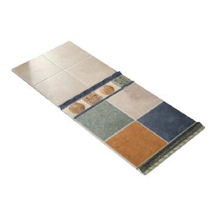 蓝蜜蜂田园美式卫生间防滑瓷砖法式墙砖别墅仿古砖300厨房地砖