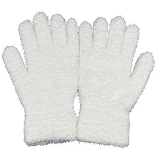 加厚文玩万毛手套白纳米挂瓷包浆星月盘佛珠抛光绒毛盘玩盘串手套