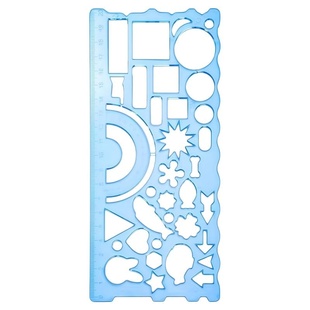 多功能绘画尺小学生几何图形尺百变万花尺画画神器套装儿童绘图尺