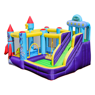 AirMyFun太空火箭充气城堡室内小型儿童蹦蹦床室外大型滑梯淘气堡