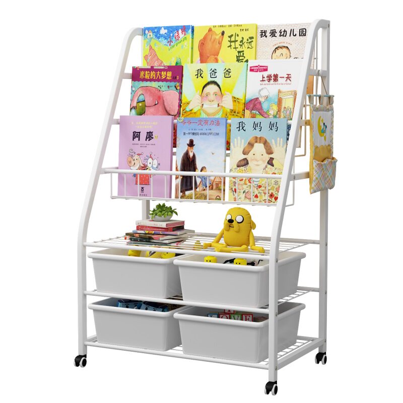 芃菲特宝宝书架绘本架收纳神器