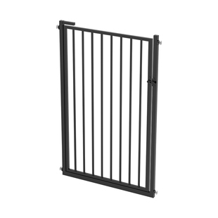 黑色定制防猫门栏宠物围栏拦猫挡狗栅栏杆大型隔离门免打孔室内