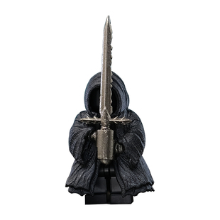 第三方指环王魔戒灵索伦安格玛巫王黑袍斗篷积木人仔拼装玩具手办