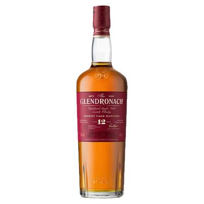 Glendronach/格兰多纳12年雪莉桶单一麦芽苏格兰威士忌酒进口洋酒