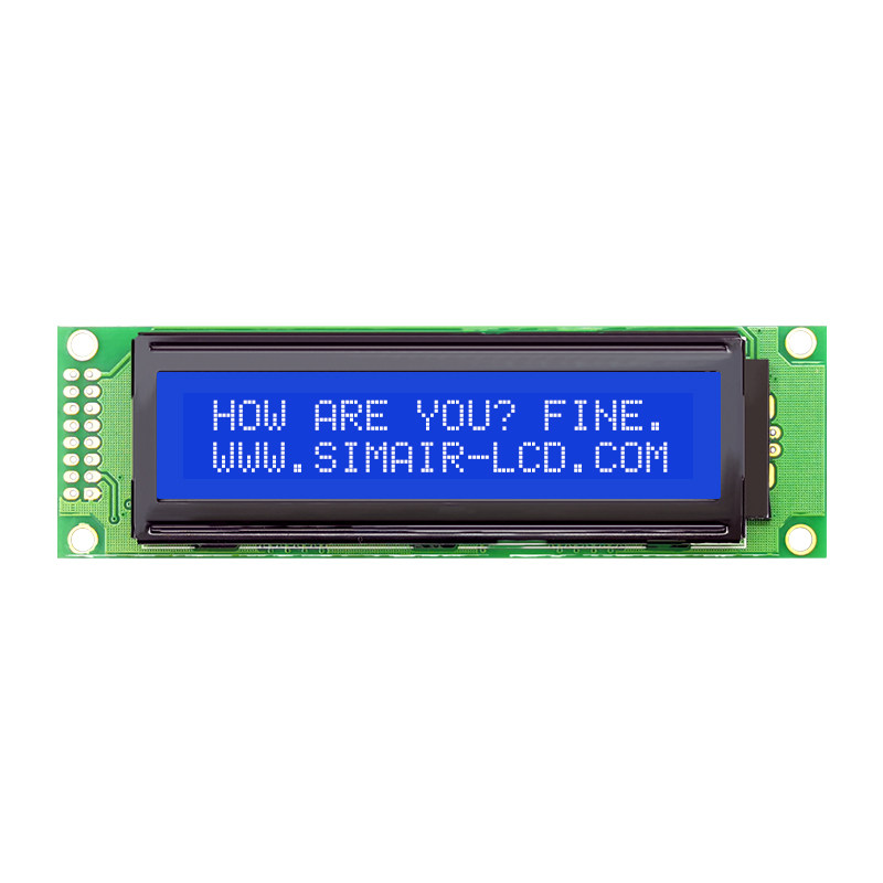 LCD2002A字符点阵屏 20x2液晶屏模组 可定制SPI串口 工业显示屏