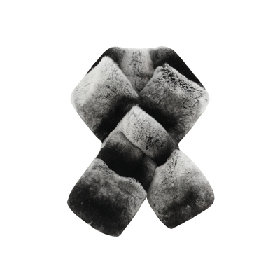 保暖皮草交叉式围脖围巾