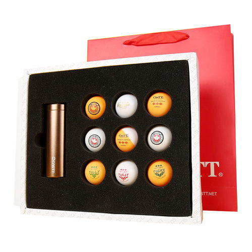 CnsTT凯斯汀乒乓球创意伴手礼三星球乒乓罐礼物生日球友长辈领导