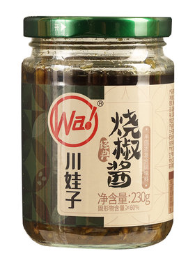 川娃子烧椒酱擂椒皮蛋下饭拌面酱
