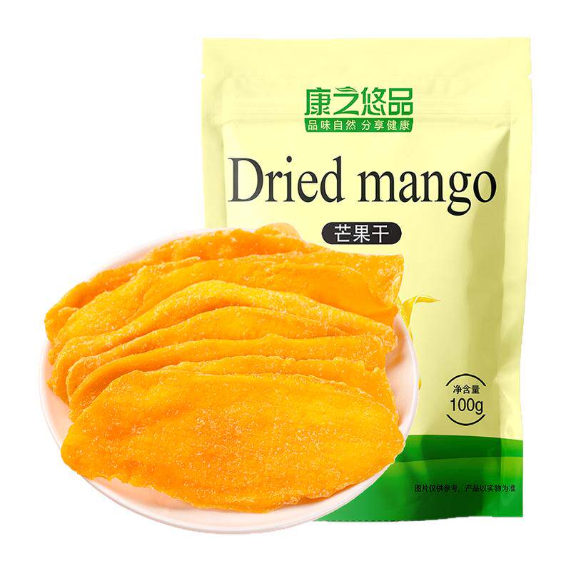 新货芒果干厚切500g果脯鲜芒风味