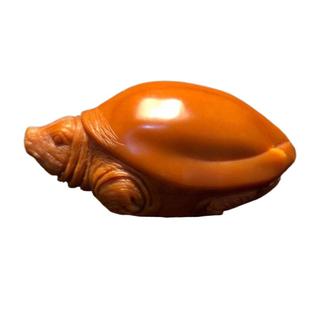 甲鱼橄榄核单籽核雕富甲天下手把件文玩吊坠雕刻原籽精雕乌龟挂件