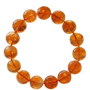 巴西天然黄水晶手串  黄阿赛黄超七手链男女情侣礼物礼品