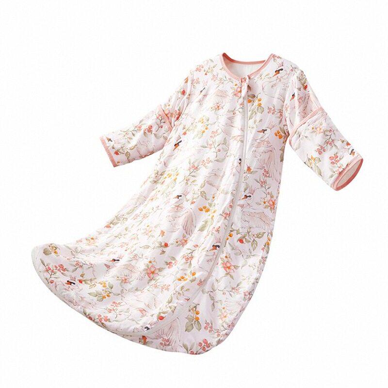 爱贝迪拉婴幼儿蚕丝纱布睡袋夏季