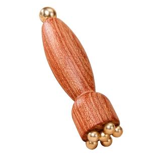 朱雀三啄工具黄铜小莲蓬眼部按摩器刮脸部眼周美容点穴美容拔筋棒