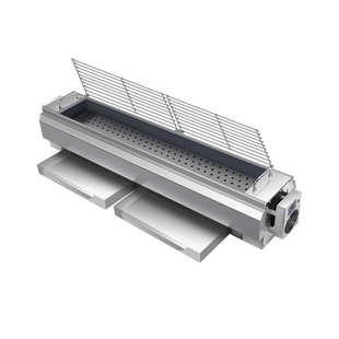 新款商用木炭包钢烧烤炉不锈钢加厚碳烤户外夜市摆摊大号烧烤架