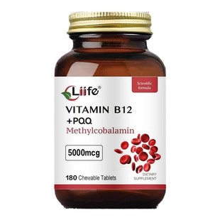【自营】Liife美国进口甲钴胺片维生素B12活性叶酸营养神经保健品