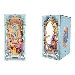 西西弗鲸空爱丽丝茶话日记拼装感应书立diy小屋积木模型手工礼物